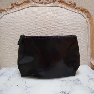 Ysl Beaute Black Makeup Bag Pouch Clutch New